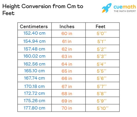 159.5 cm to feet|159.5 cm in Feet and Inches Converter and Formula